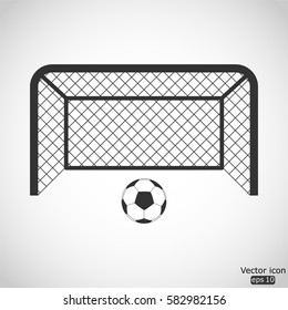 Football gates icon - vector  illustration