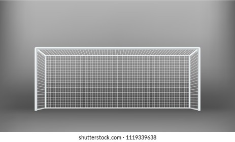 football gates on grey