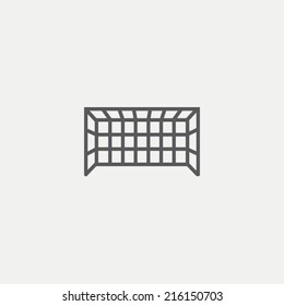 Football goal icon