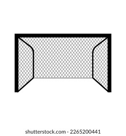 football goal icon vector illustration flat design and background