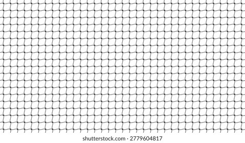 Football goal net seamless pattern. Curved rope net with knots for sports equipment. Soccer goal net background.