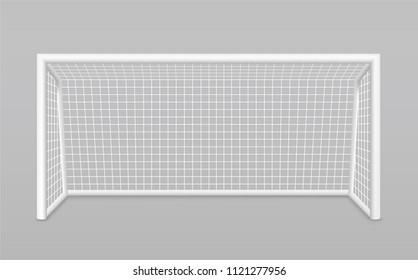 Football goal. Soccer goal. Vector illustration