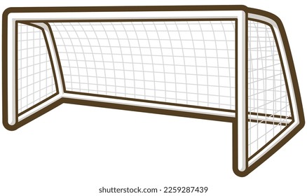 Football goal. Soccer Goal. Vector illustration.