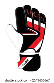 Football Goalkeeper Gloves Digital File, Editable Vector Sketch Illustration Goalkeeper Gloves Designs Artworks