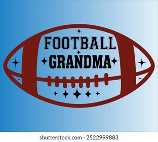 Football Grandma T-shirt, Football Svg,American Football Game Day Svg,Soccer Svg,Football Mom Svg,Funny Football Sayings, ports Mom Svg,cut File For Cricut