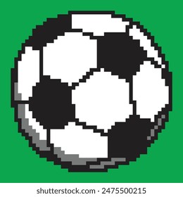 Football Graphic Pixel Art Element