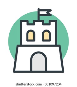 Football Ground Vector Icon