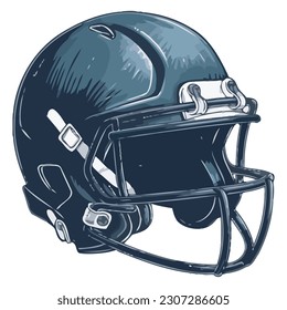 football helmet for competitive sports isolated