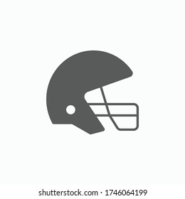 football helmet icon, American football vector, sport illustration