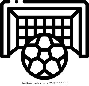 football helmet icon. Thin Linear Style Design Isolated On White Background