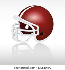 Football Helmet - Red