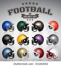 Football Helmet Set