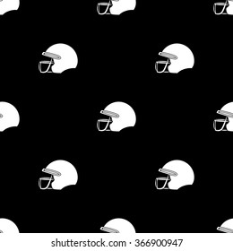 Football helmet sport icon