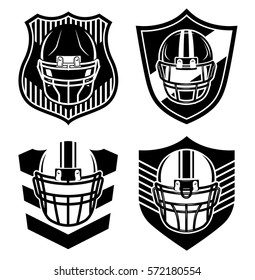 Football helmet sport shield graphics