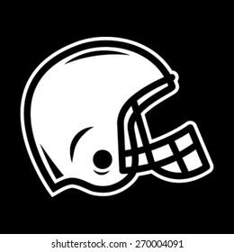 Football Helmet Vector Icon