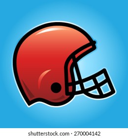Football Helmet Vector Icon