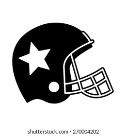 Football Helmet Vector Icon