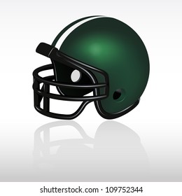 Football Helmets - green