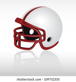 Football Helmets - white