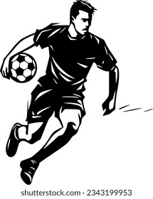 Football - High Quality Vector Logo - Vector illustration ideal for T-shirt graphic