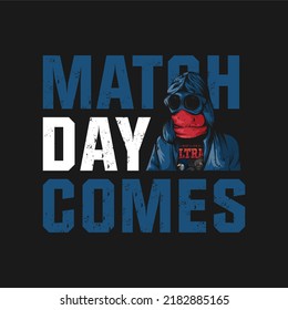 Football hooligan. Soccer supporter of ultras with hand draw , Hooligan vector illustration, Holigans mascot logo esport design