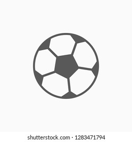football icon, ball vector