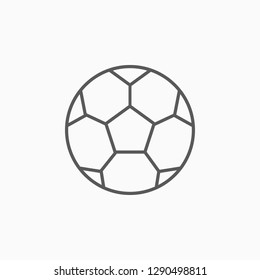 football icon, ball vector
