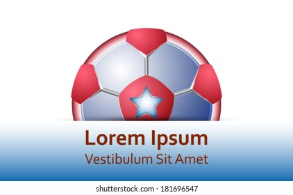 Football icon concept design,Soccer symbol