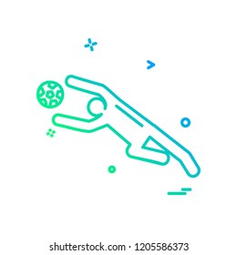Football icon design vector