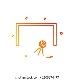Football icon design vector
