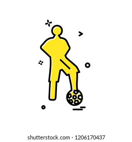 Football icon design vector