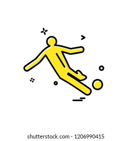 Football icon design vector