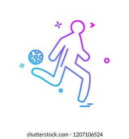 Football icon design vector