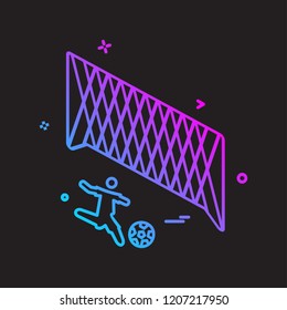 Football icon design vector