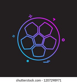 Football icon design vector