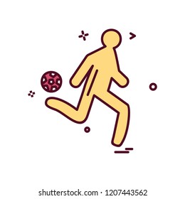 Football icon design vector