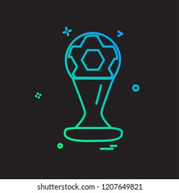Football icon design vector