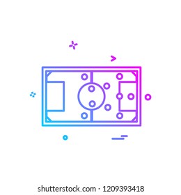 Football icon design vector