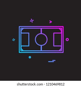 Football icon design vector