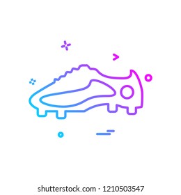 Football icon design vector