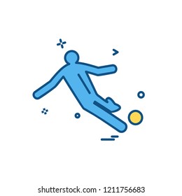 Football icon design vector