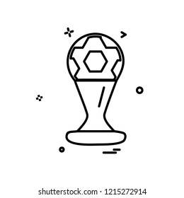 Football icon design vector