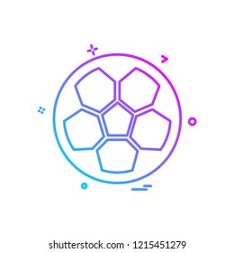 Football icon design vector