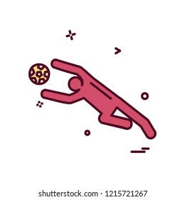 Football icon design vector