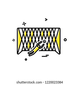 Football icon design vector