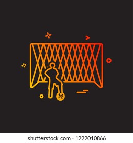 Football icon design vector