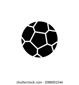 Football Icon Designed In Black Solid Style And Glyph Style In Sports Icons Category