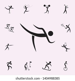 football icon. Elements of sportsman icon. Premium quality graphic design icon. Signs and symbols collection icon for websites, web design, mobile app on white background