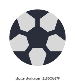 Football Icon with Flat Style