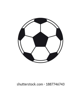 Football icon for graphic design projects